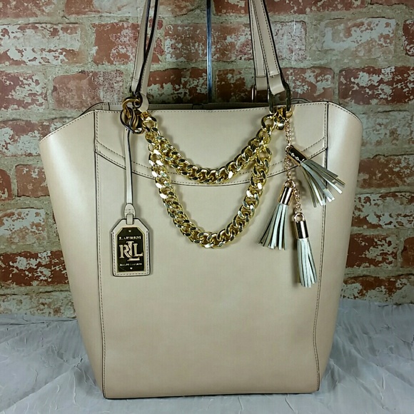 Ralph Lauren Other - Ralph Lauren Tan Large Tote Bucket Bag